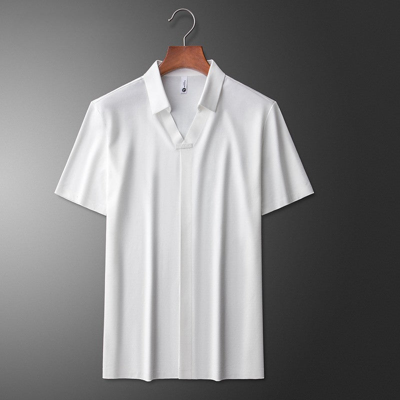 Cavaro Cotton Silk Polo Shirt