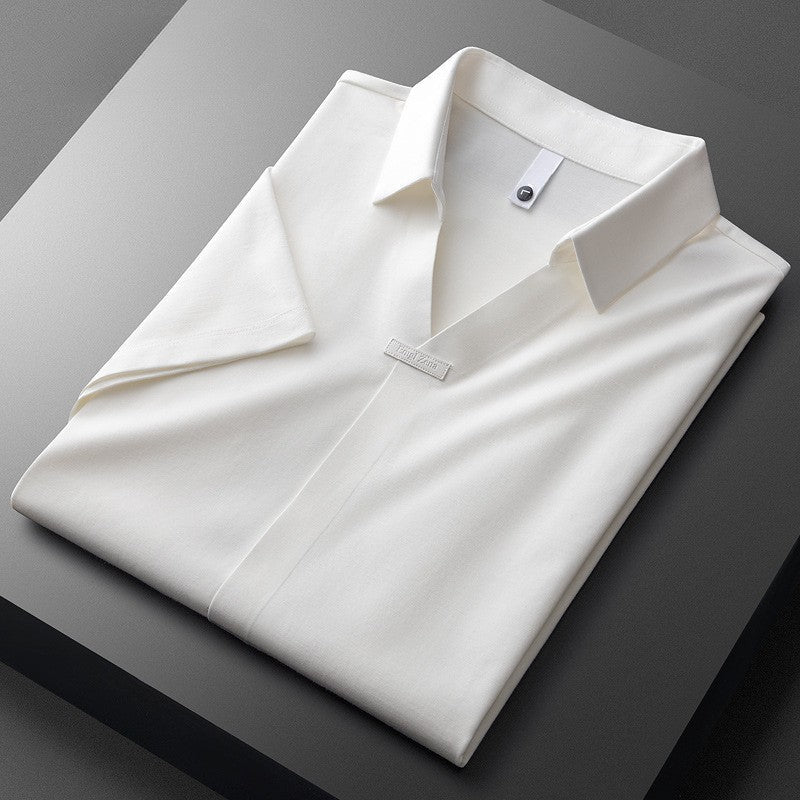 Cavaro Cotton Silk Polo Shirt