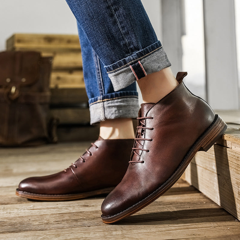 Lawton Leather Boots