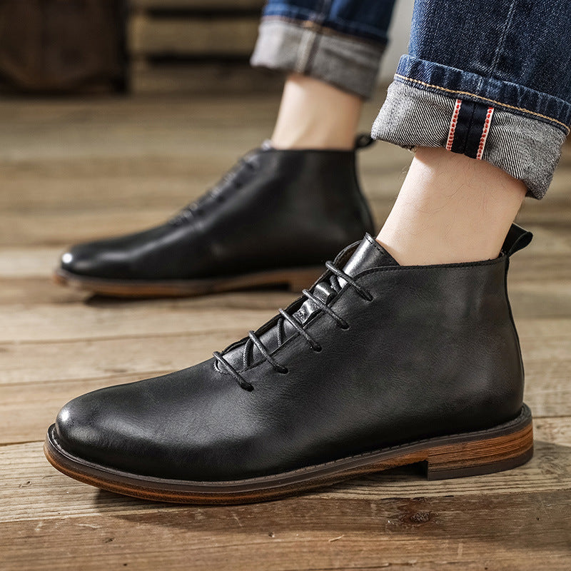 Lawton Leather Boots